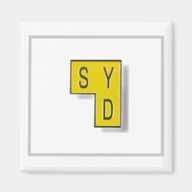 SYD-kylmagnet Magnet (Framsidan)