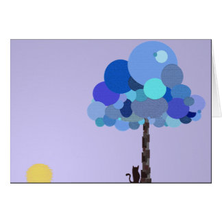 Syd och blåbärkort (anpassadet) hälsningskort