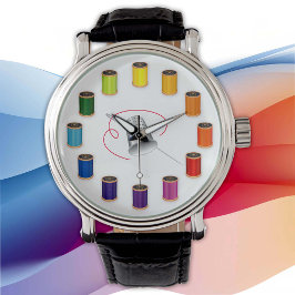 Syd, thimble, Nål och tråd Armbandsur