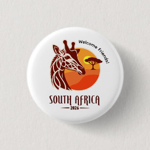 Sydafrika 2026 Internationell konventionsnål Knapp