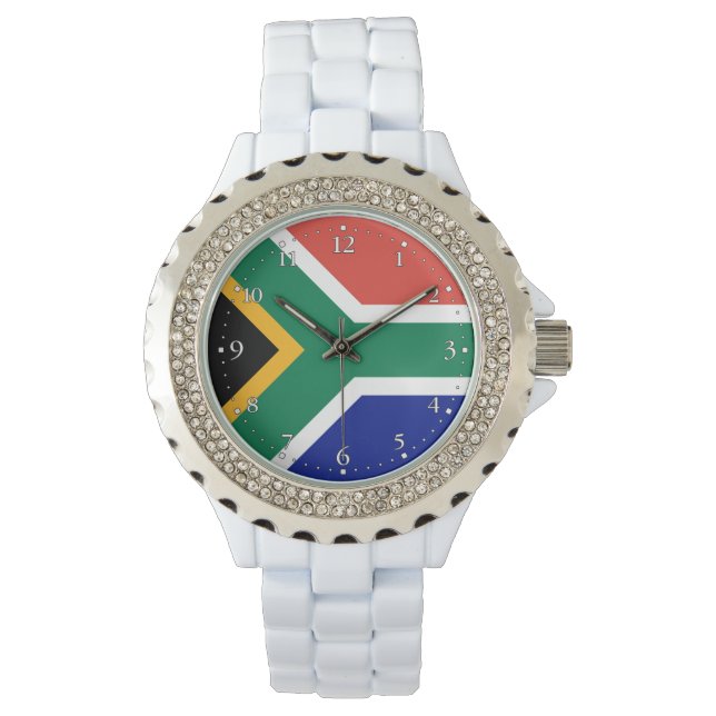 Sydafrika flagga armbandsur (Framsida)