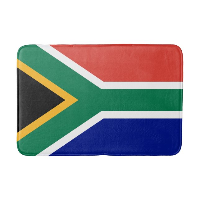 Sydafrika flagga badrumsmatta (Framsidan)
