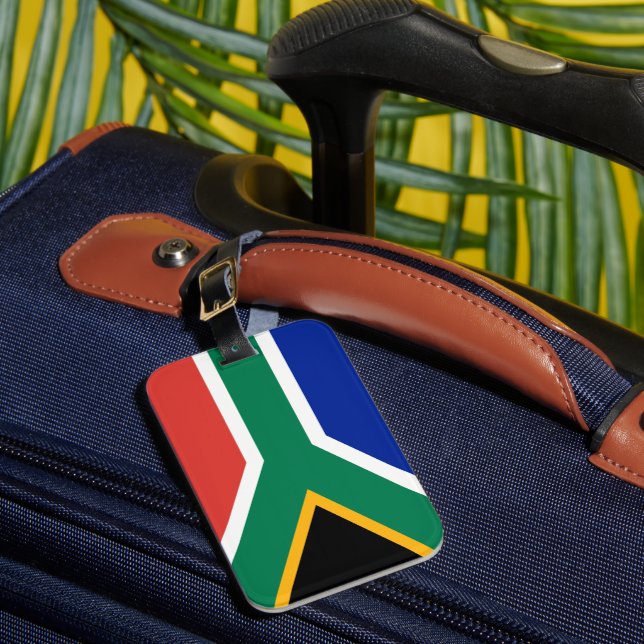 Sydafrika flagga bagagebricka (Framsida Insitu 1)