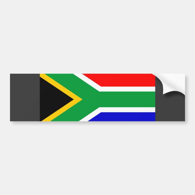 Sydafrika flagga bildekal (Framsidan)