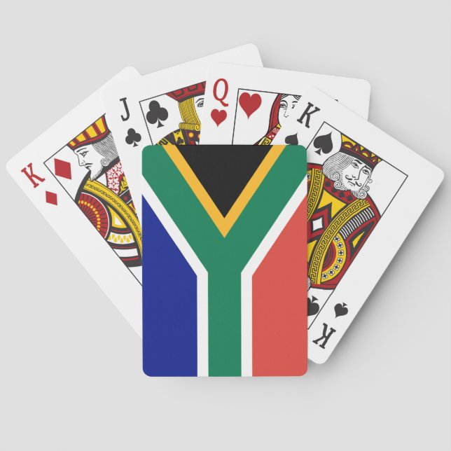 Sydafrika flagga casinokort (Baksidan)