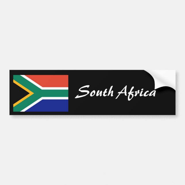 Sydafrika flagga dekal 2 (Framsidan)