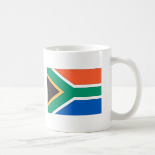 Sydafrika flagga kaffemugg