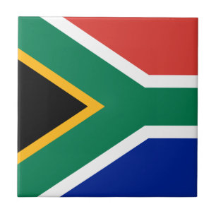 Sydafrika flagga kakelplatta
