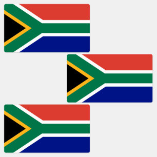 Sydafrika flagga klistermärke