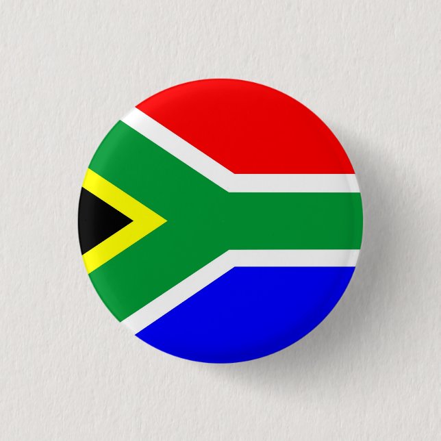 Sydafrika flagga knapp (Framsida)