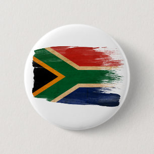 Sydafrika flagga knapp