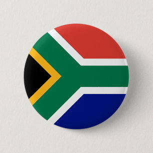 Sydafrika flagga knapp