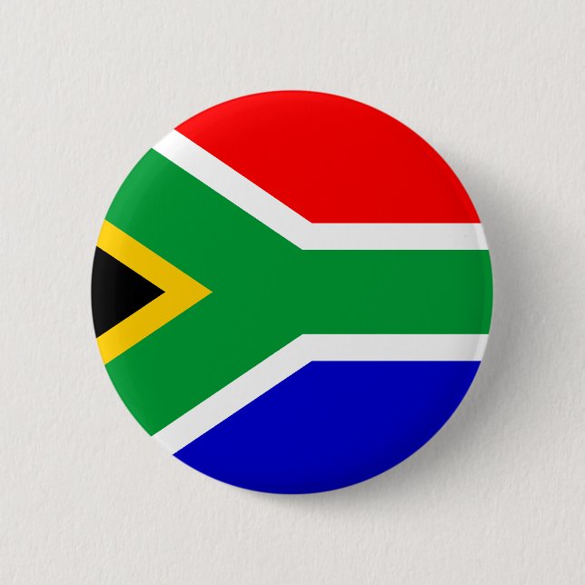 Sydafrika flagga knapp (Framsida)