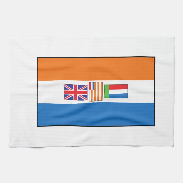 Sydafrika flagga kökshandduk (Horisontell)
