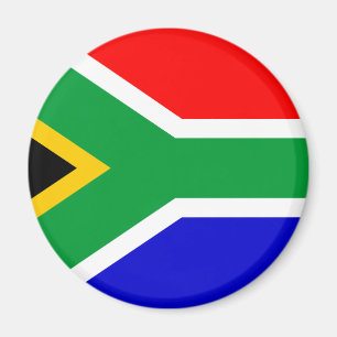 Sydafrika flagga magnet