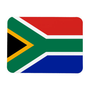 Sydafrika flagga magnet