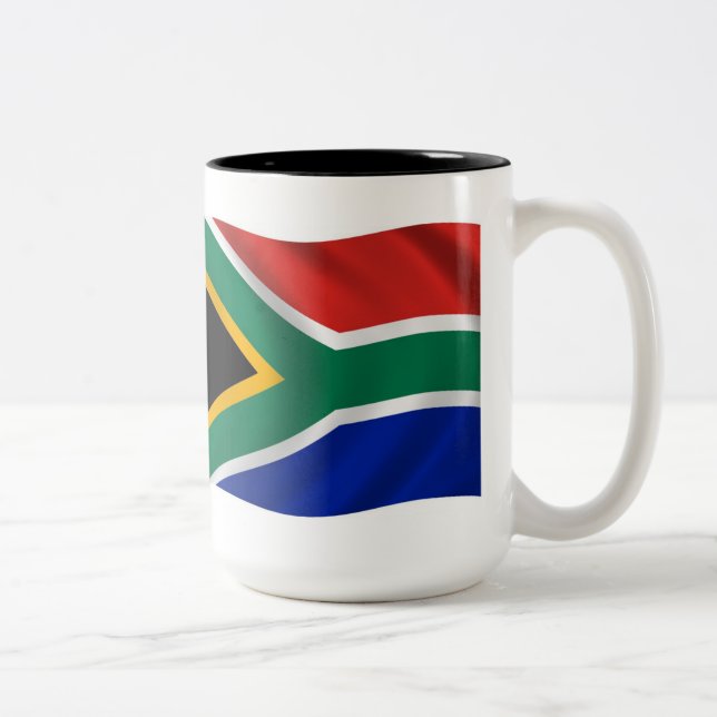 Sydafrika Flagga Mugg (Höger)