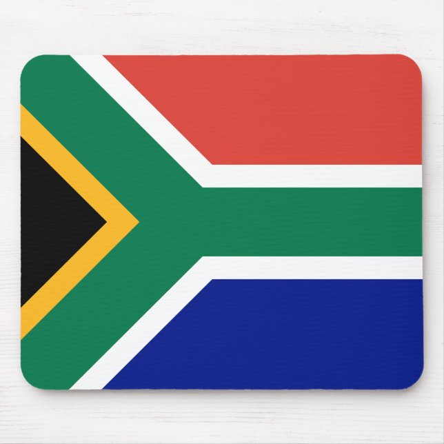 Sydafrika flagga musmatta (Framsidan)