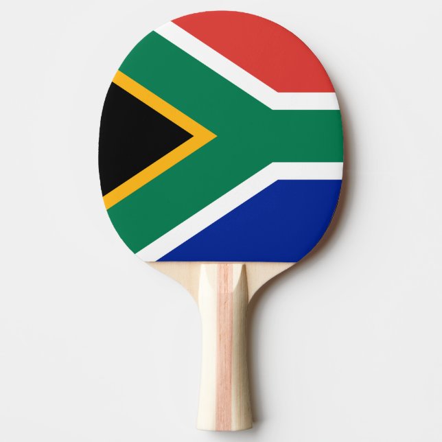 Sydafrika flagga pingisracket (Framsidan)