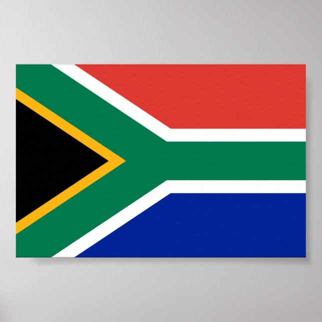 Sydafrika Flagga Poster (Framsidan)