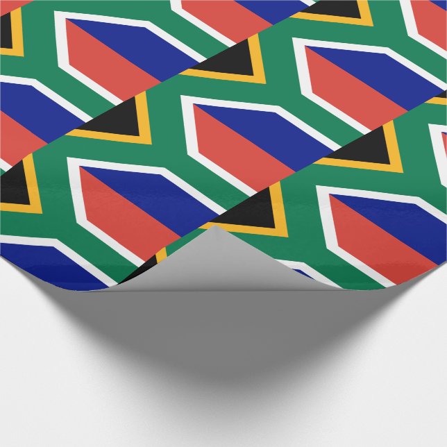 Sydafrika flagga presentpapper (Hörn)