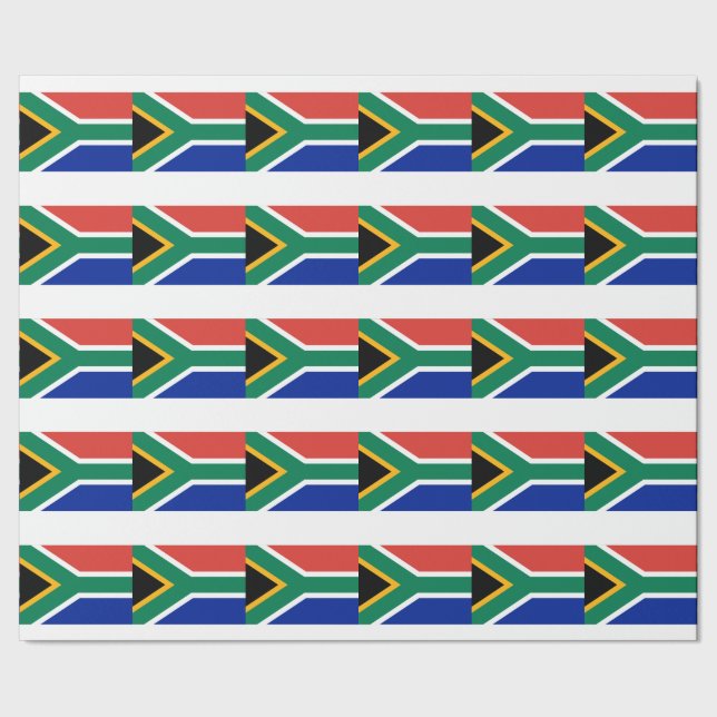Sydafrika flagga presentpapper (Seam)