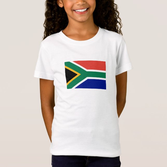 Sydafrika flagga t shirt (Framsida)
