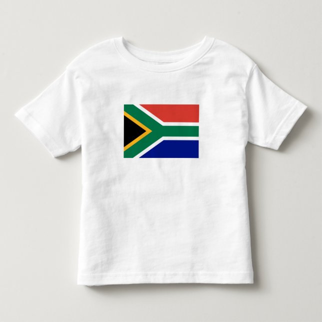 Sydafrika flagga t shirt (Framsida)