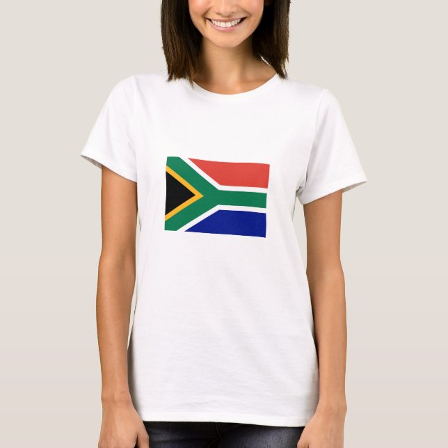 Sydafrika flagga t shirt (Framsida)