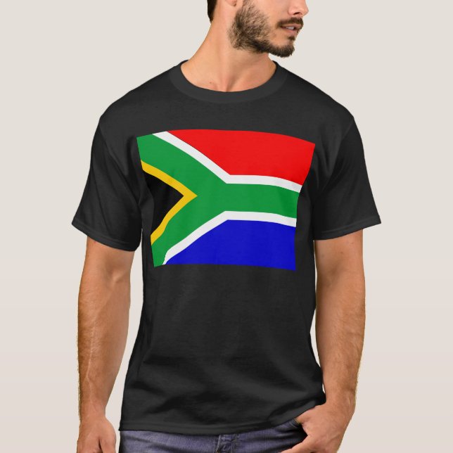 Sydafrika flagga tee (Framsida)