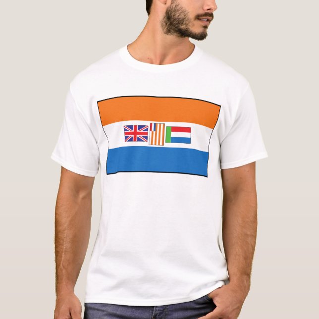 Sydafrika flagga tee shirt (Framsida)