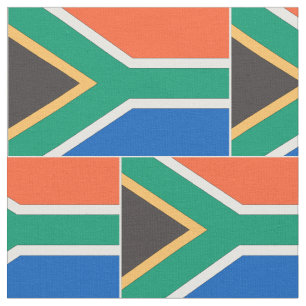 Sydafrika flagga tyg