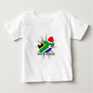 Sydafrika flaggakarta 2,0 t shirt