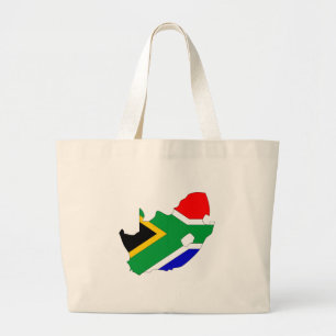 Sydafrika flaggakarta jumbo tygkasse