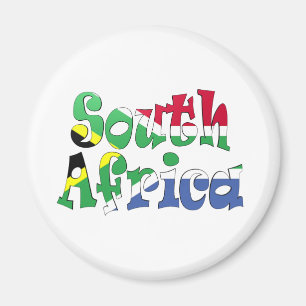 Sydafrika flaggamagnet magnet