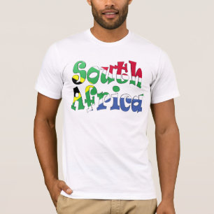 Sydafrika flaggaT-tröja Tee Shirt