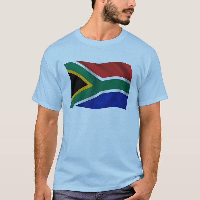 Sydafrika Flaggtröja T-shirt (Framsida)