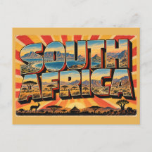 Sydafrika Flat-Top Mountain Savanna Vintage