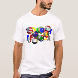Sydafrika fotbollfotboll t shirt