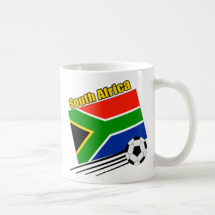 Sydafrika fotbolllag kaffemugg
