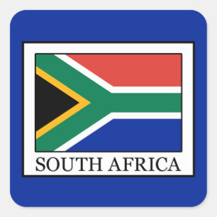 Sydafrika Fyrkantigt Klistermärke