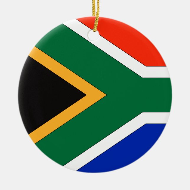 Sydafrika Julgransprydnad Keramik (Framsidan)