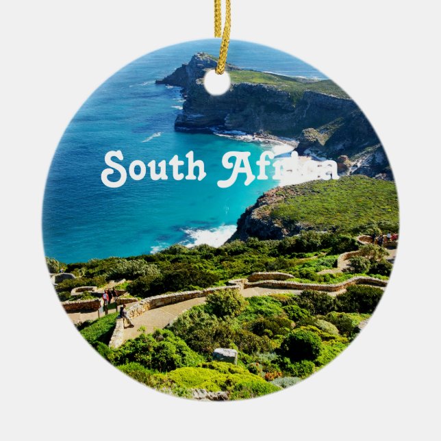 Sydafrika Julgransprydnad Keramik (Framsidan)