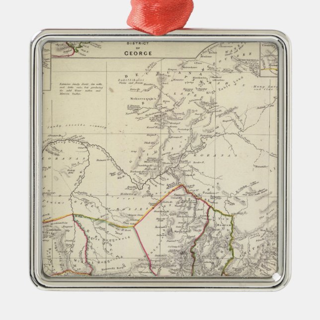 Sydafrika Julgransprydnad Metall (Framsidan)