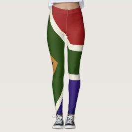 Sydafrika lägga benen på ryggen leggings