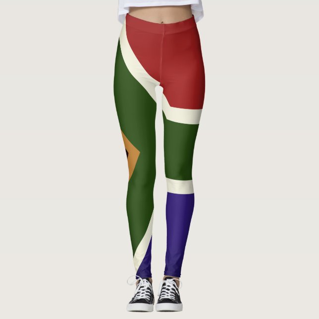 Sydafrika lägga benen på ryggen leggings (Framsida)