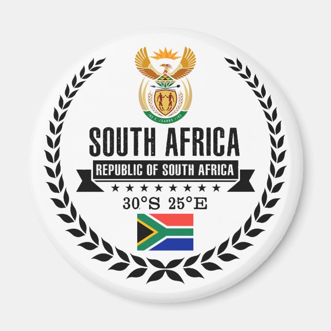 Sydafrika Magnet (Framsidan)