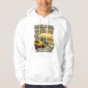 Sydafrika Match Day Skeleton Striker Nations Hi Hoodie