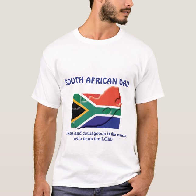 SYDAFRIKA PAPPA Stark djärv Personlig T Shirt (Framsida)