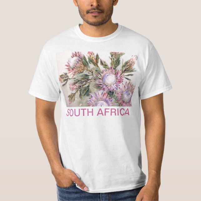 Sydafrika "Proteas" T-TRÖJA T-shirt (Framsida)